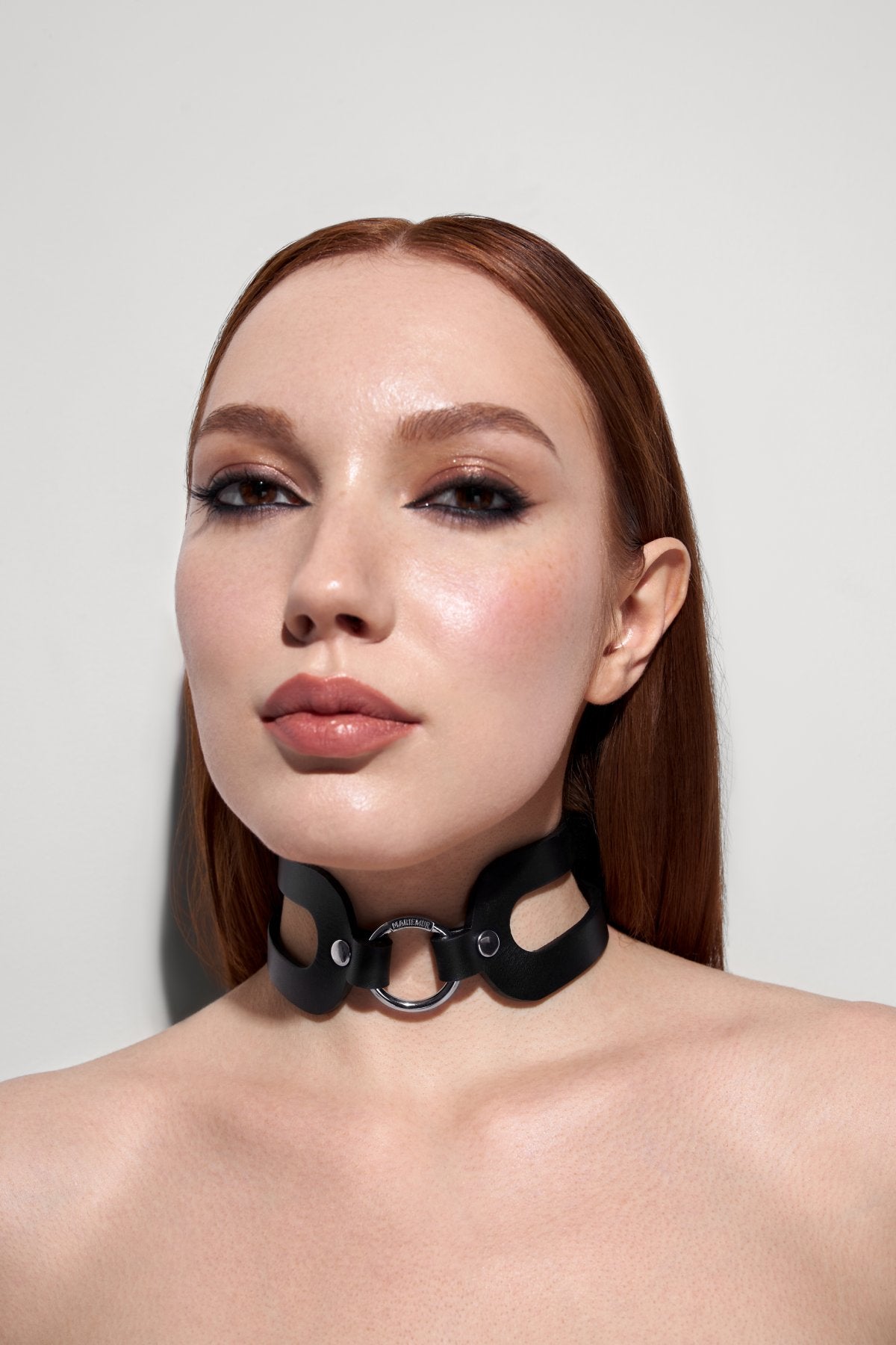 Buy Kelly Leather Choker | MARIEMUR